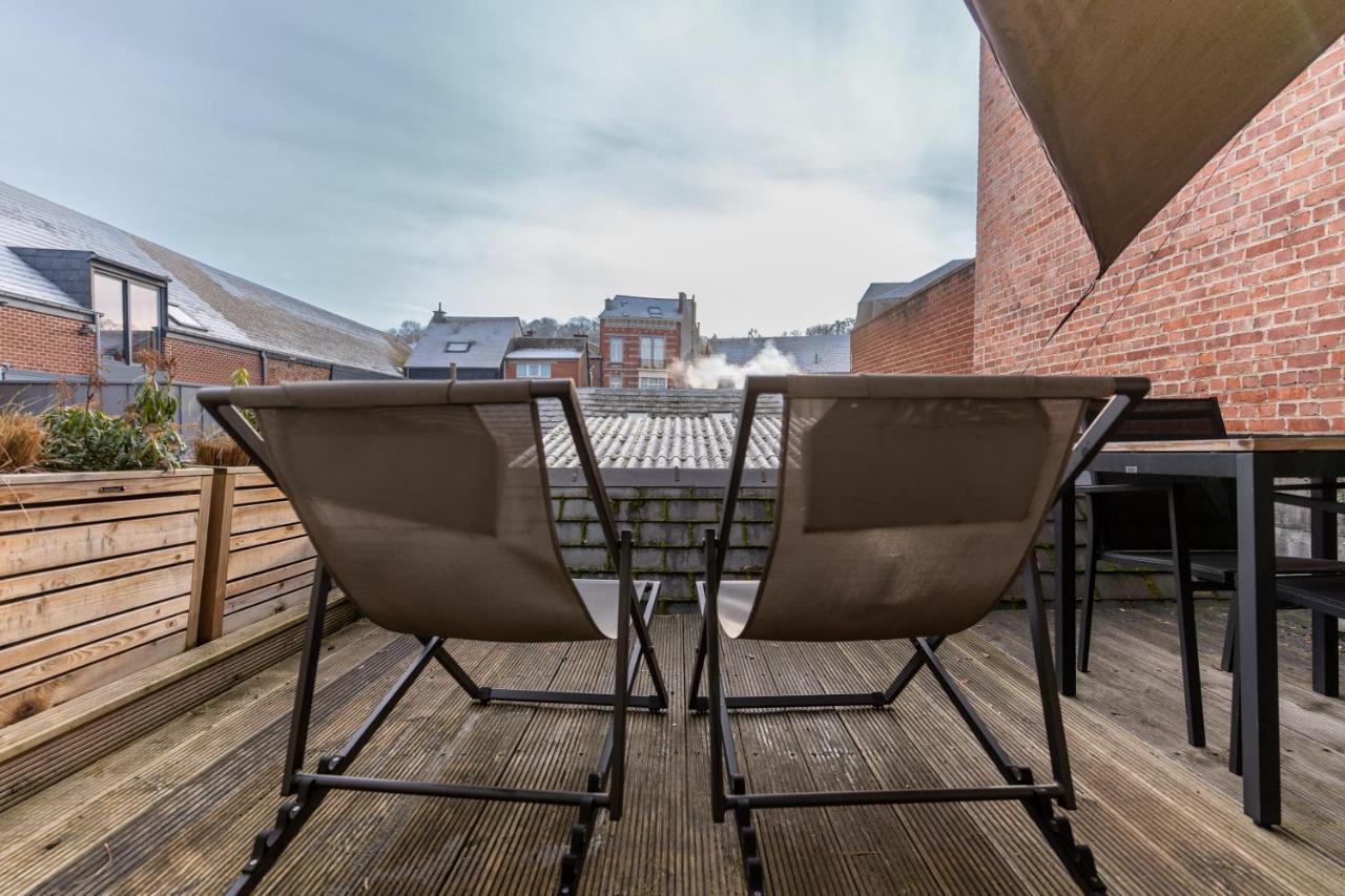 Ardenne Bnb Gite Urbain Avec Terrasse Marche-en-Famenne Εξωτερικό φωτογραφία